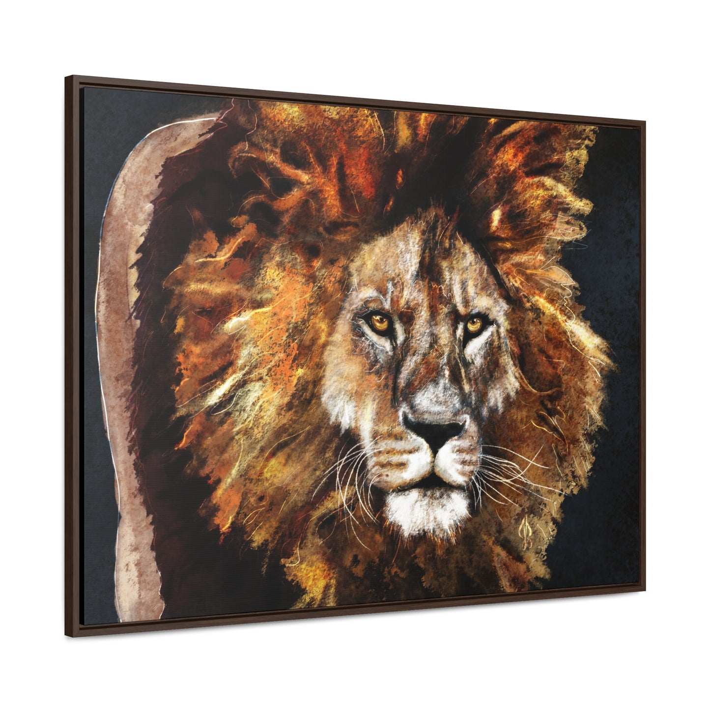 Lion - Gallery Canvas Wraps, Horizontal Frame