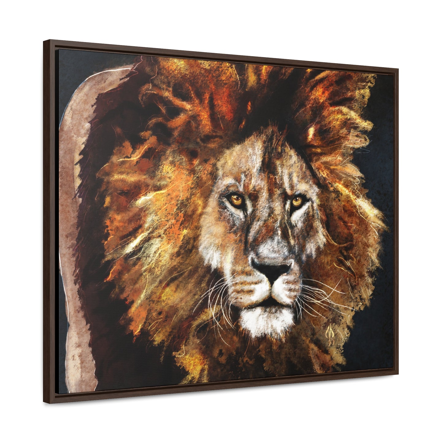 Lion - Gallery Canvas Wraps, Horizontal Frame