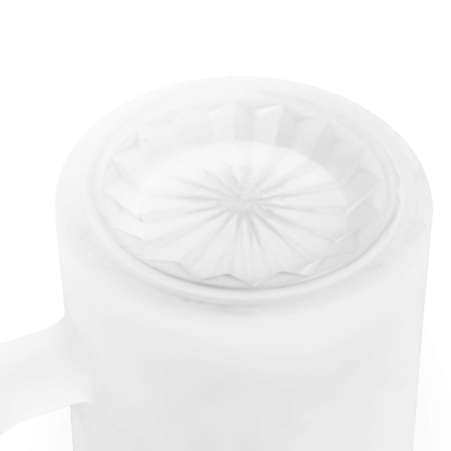 Octopus Drawing Frosted Glass Beer Mug