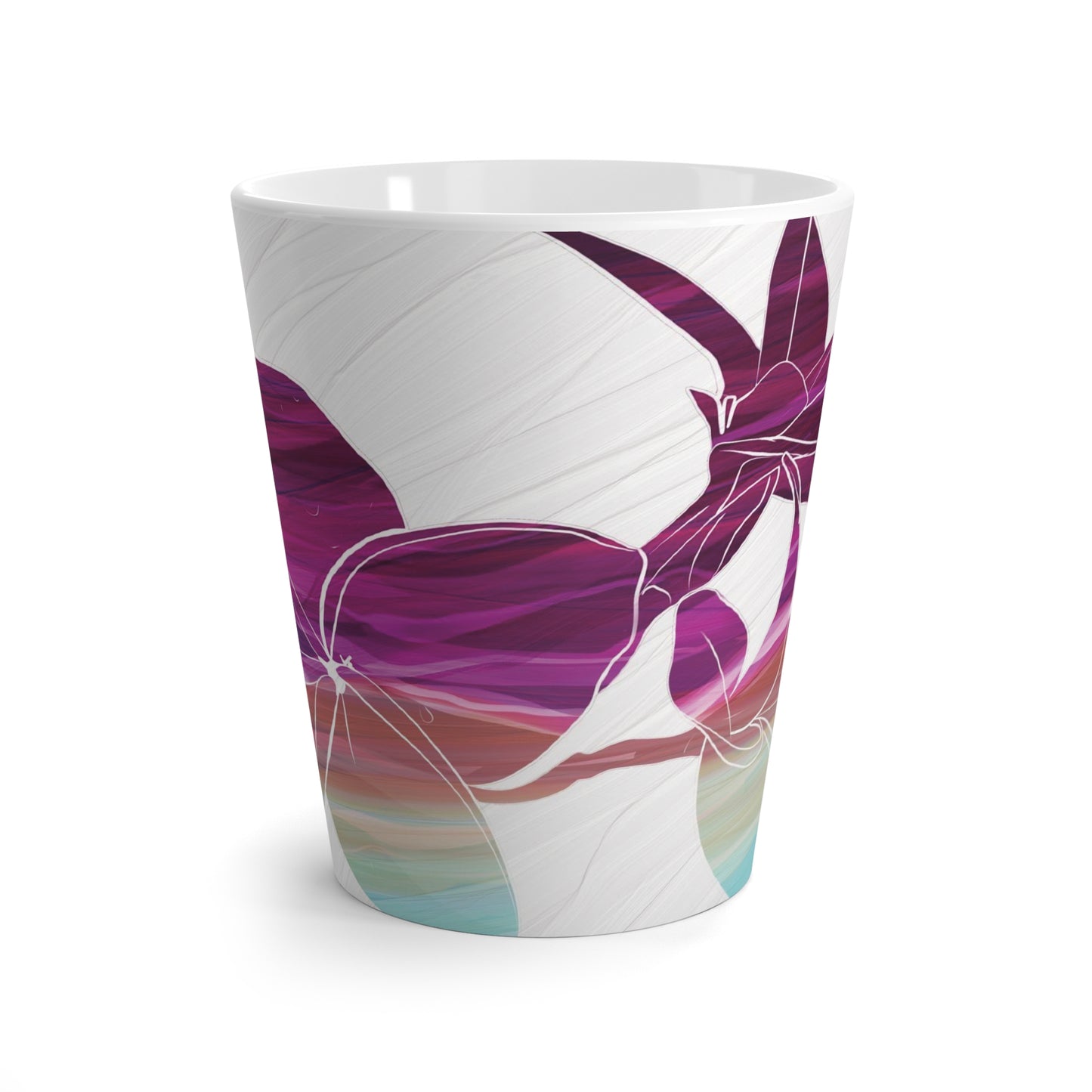 Flower Painting – Latte Mug
