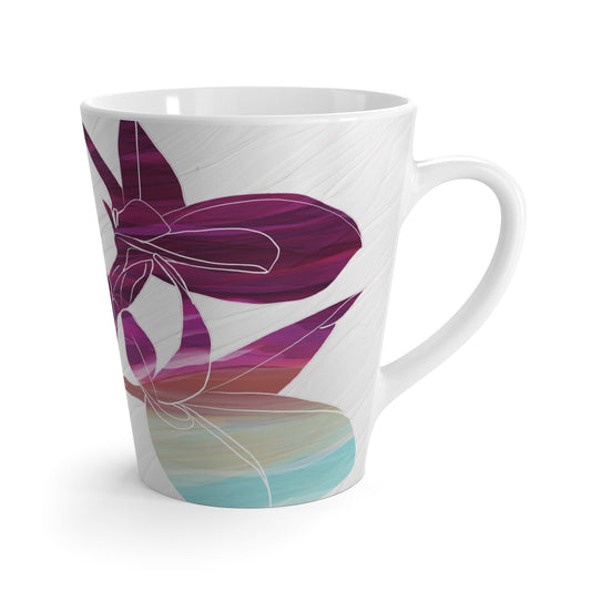 Flower Painting – Latte Mug