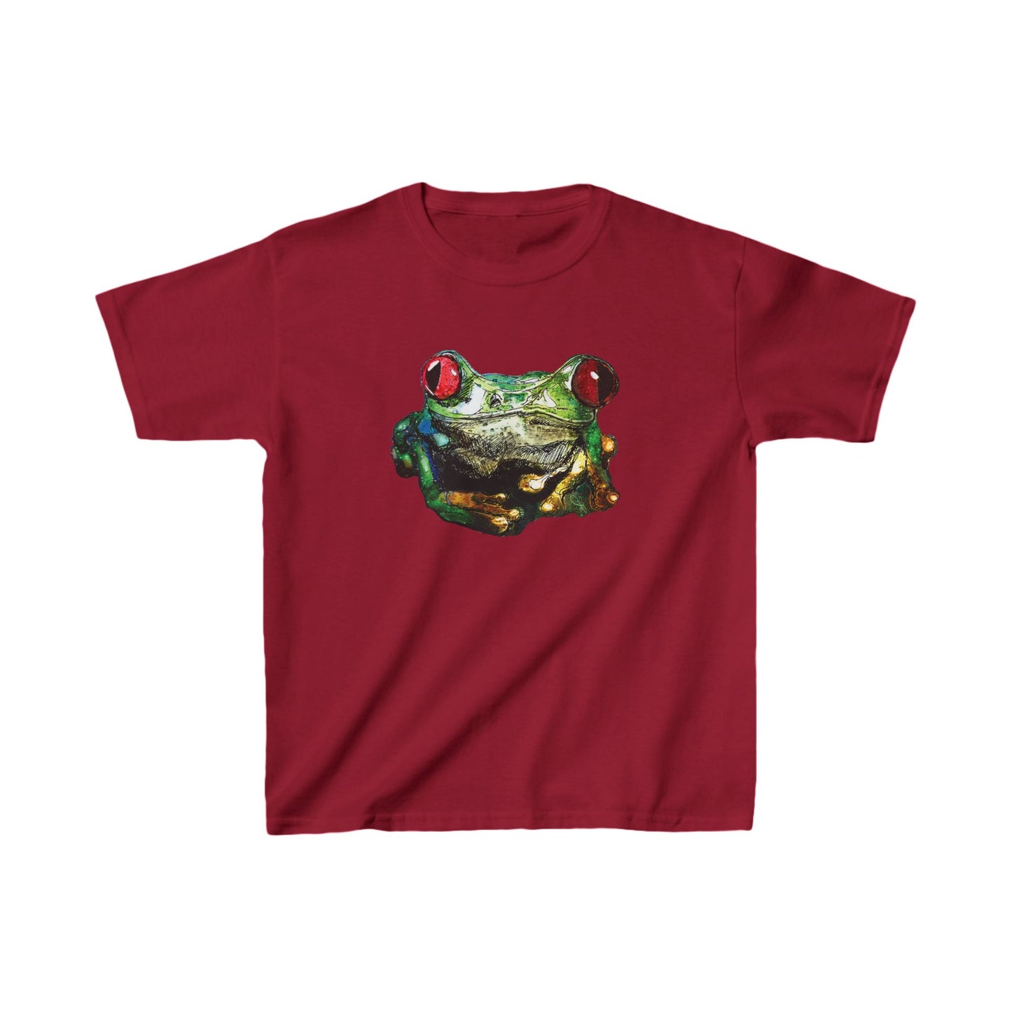 Tree Frog Art Kids Tee