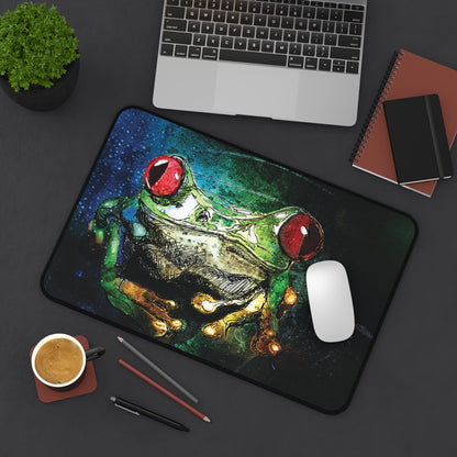 Tree Frog - Desk Mat - Jacqueline Baumgardt Art