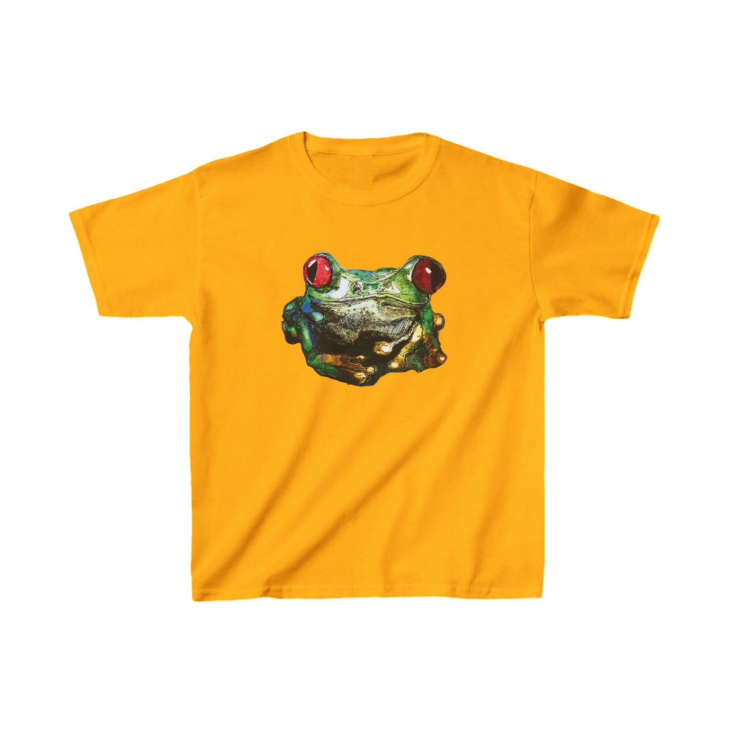 Tree Frog Art Kids Tee