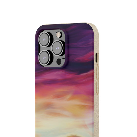 Foothills Chinook Sunset (Biodegradable iPhone Case)