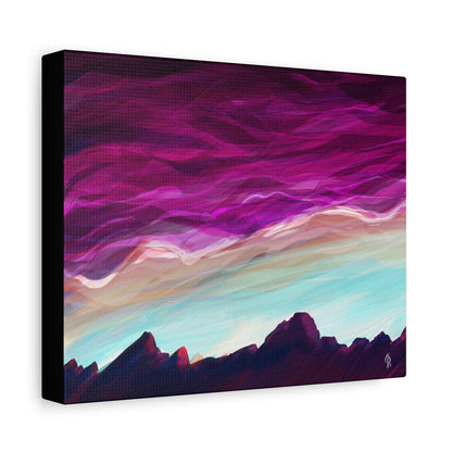 Chinook Sunset | Canvas Art Print - Jacqueline Baumgardt Art