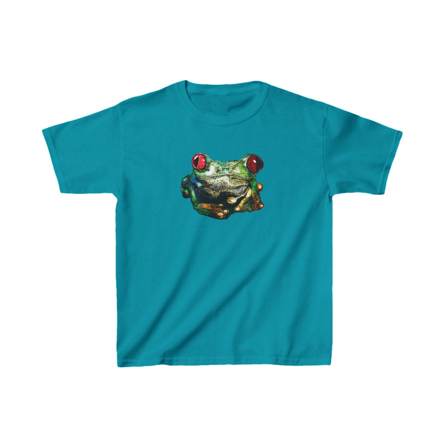 Tree Frog Art Kids Tee