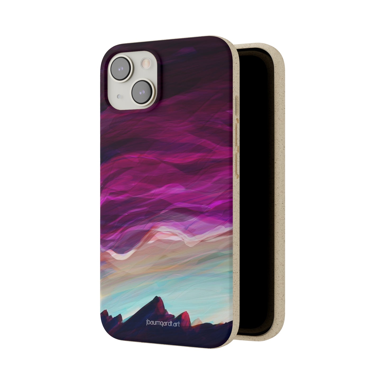 Biodegradable iPhone Case - Pink Chinook Sunset