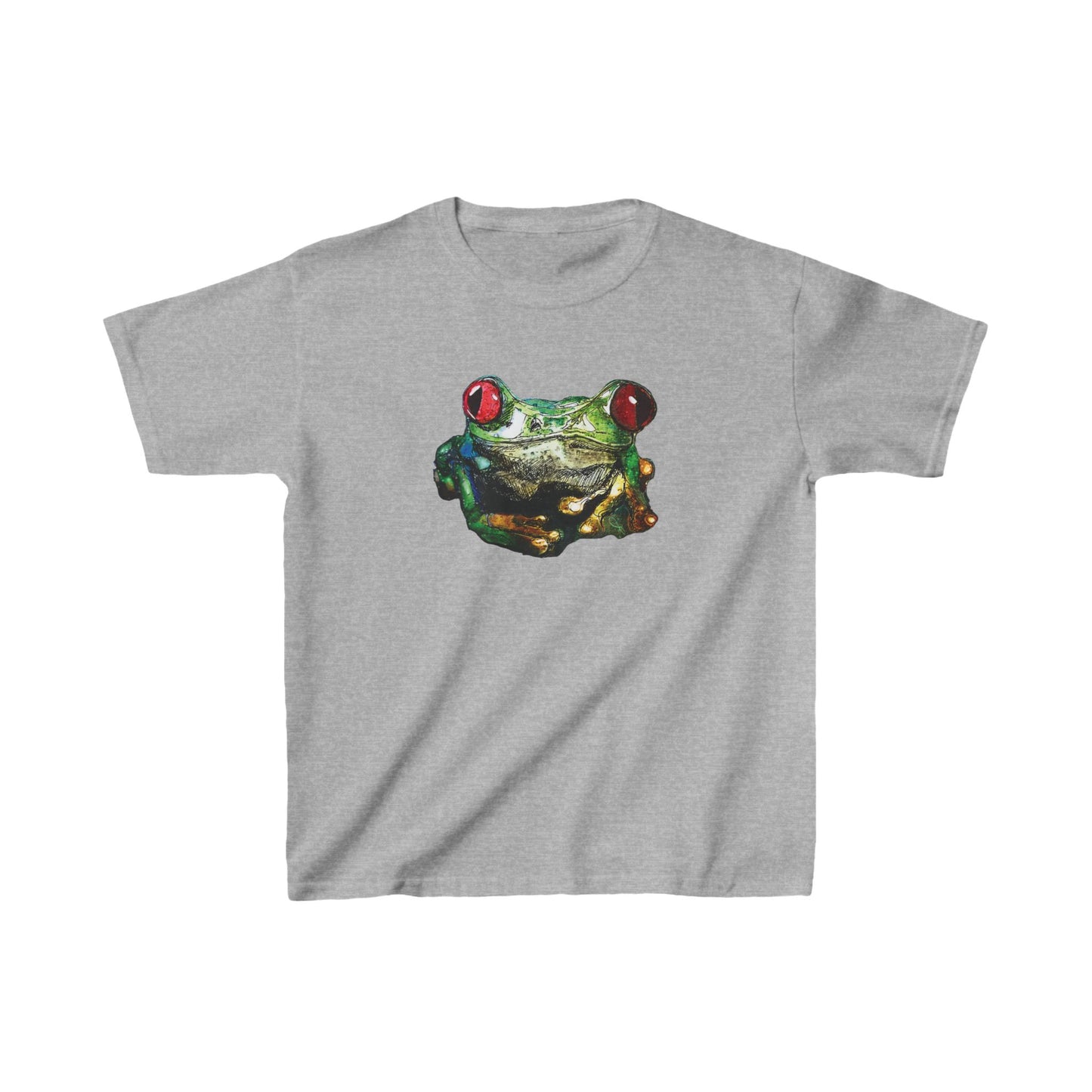 Tree Frog Art – Kids Heavy Cotton™ Tee