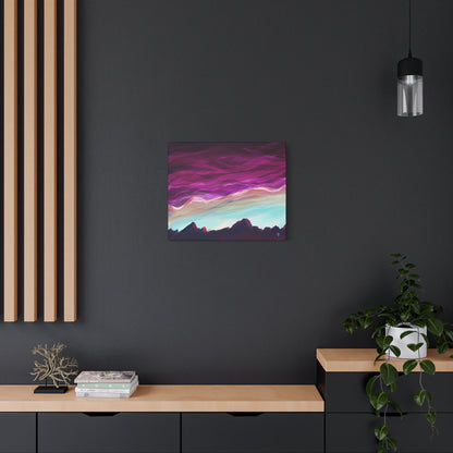 Chinook Sunset | Canvas Art Print - Jacqueline Baumgardt Art