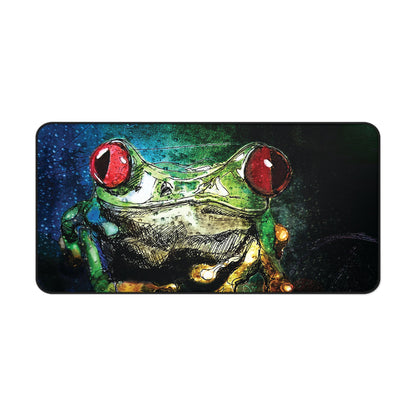 Tree Frog - Desk Mat - Jacqueline Baumgardt Art