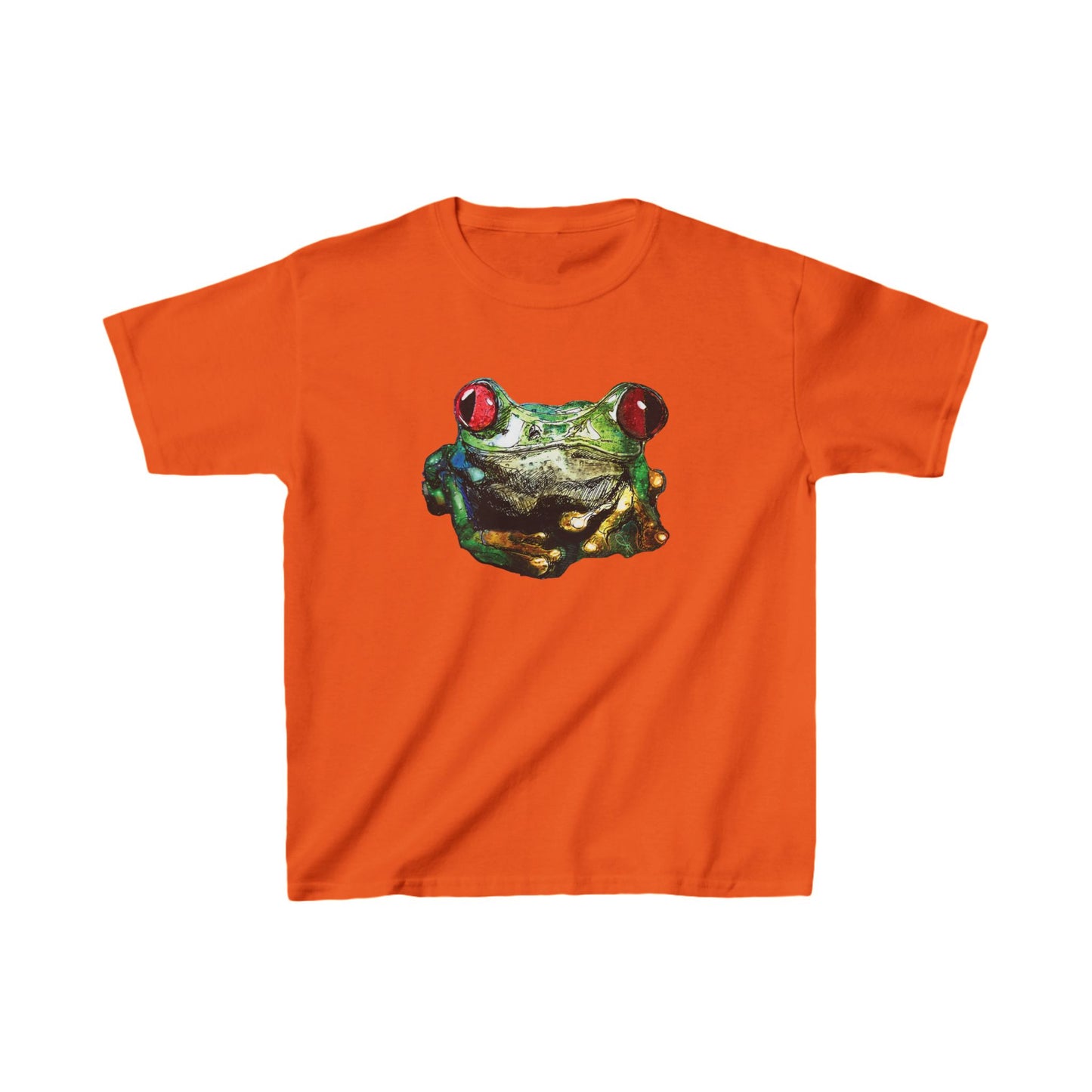 Tree Frog Art Kids Tee