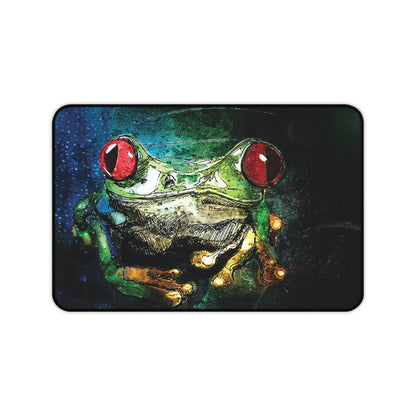 Tree Frog - Desk Mat - Jacqueline Baumgardt Art