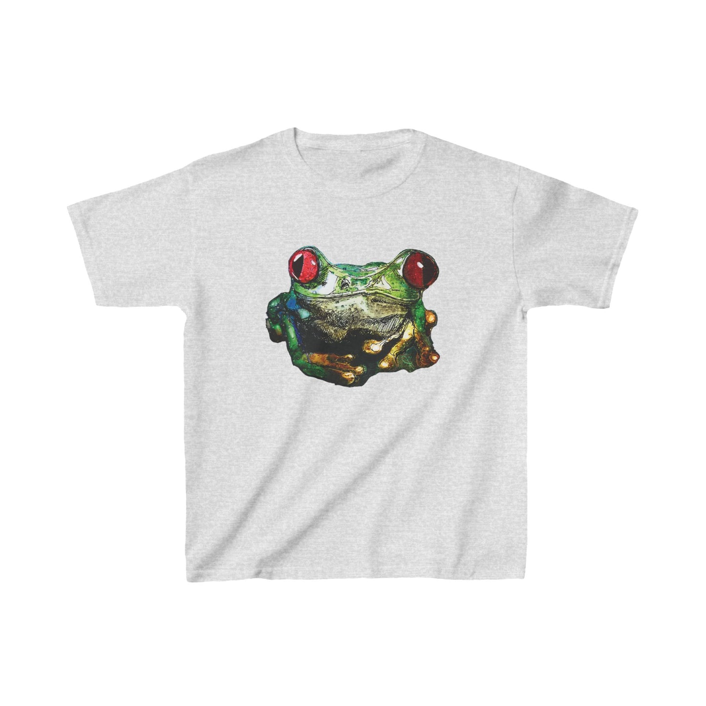 Tree Frog Art – Kids Heavy Cotton™ Tee