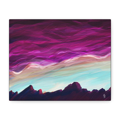 Chinook Sunset | Canvas Art Print - Jacqueline Baumgardt Art
