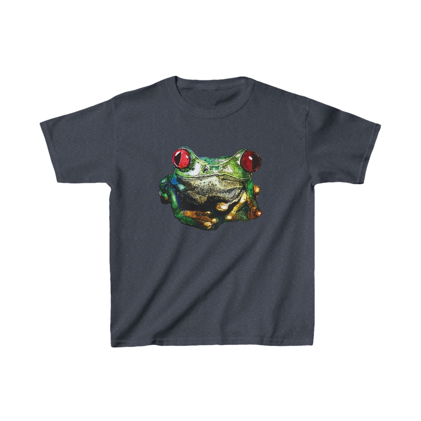 Tree Frog Art Kids Tee