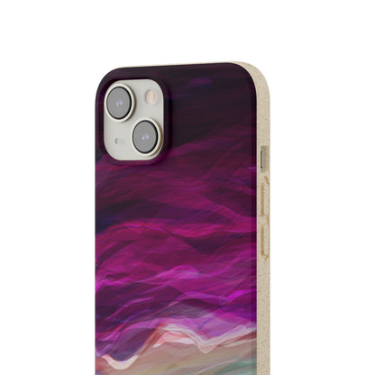 Biodegradable iPhone Case - Pink Chinook Sunset - Jacqueline Baumgardt Art