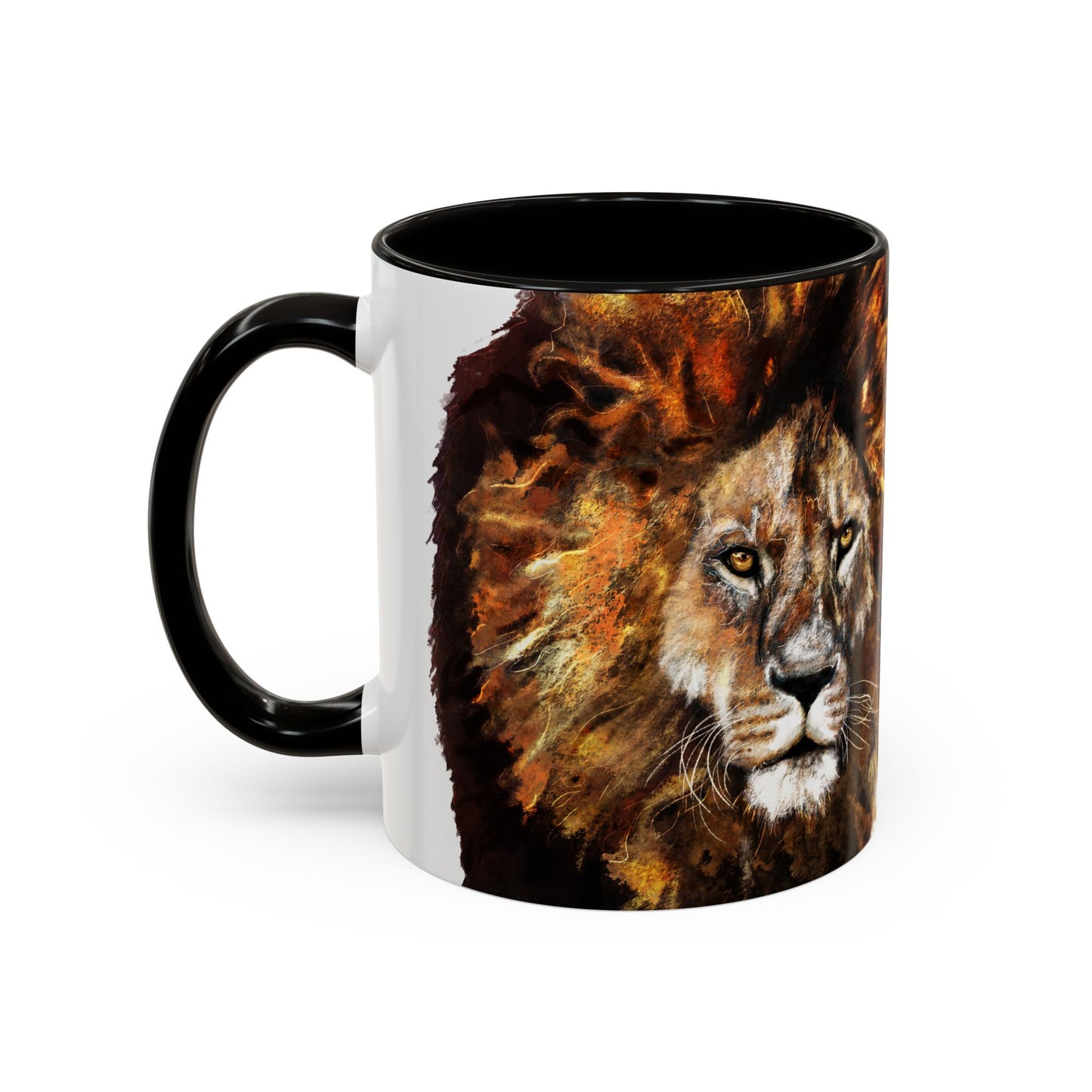 Lion Artwork - Colorful Mug, 11oz