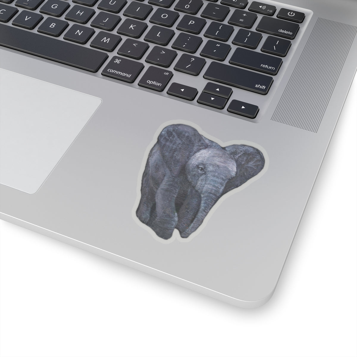 Elephant Painting | Kiss-Cut Stickers | Wildlife Deco | Eco-Friendly Stickers | Laptop Decals | Animal Lovers Gift | Nature Art - Jacqueline Baumgardt Art