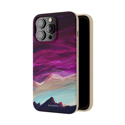 Biodegradable iPhone Case - Pink Chinook Sunset - Jacqueline Baumgardt Art