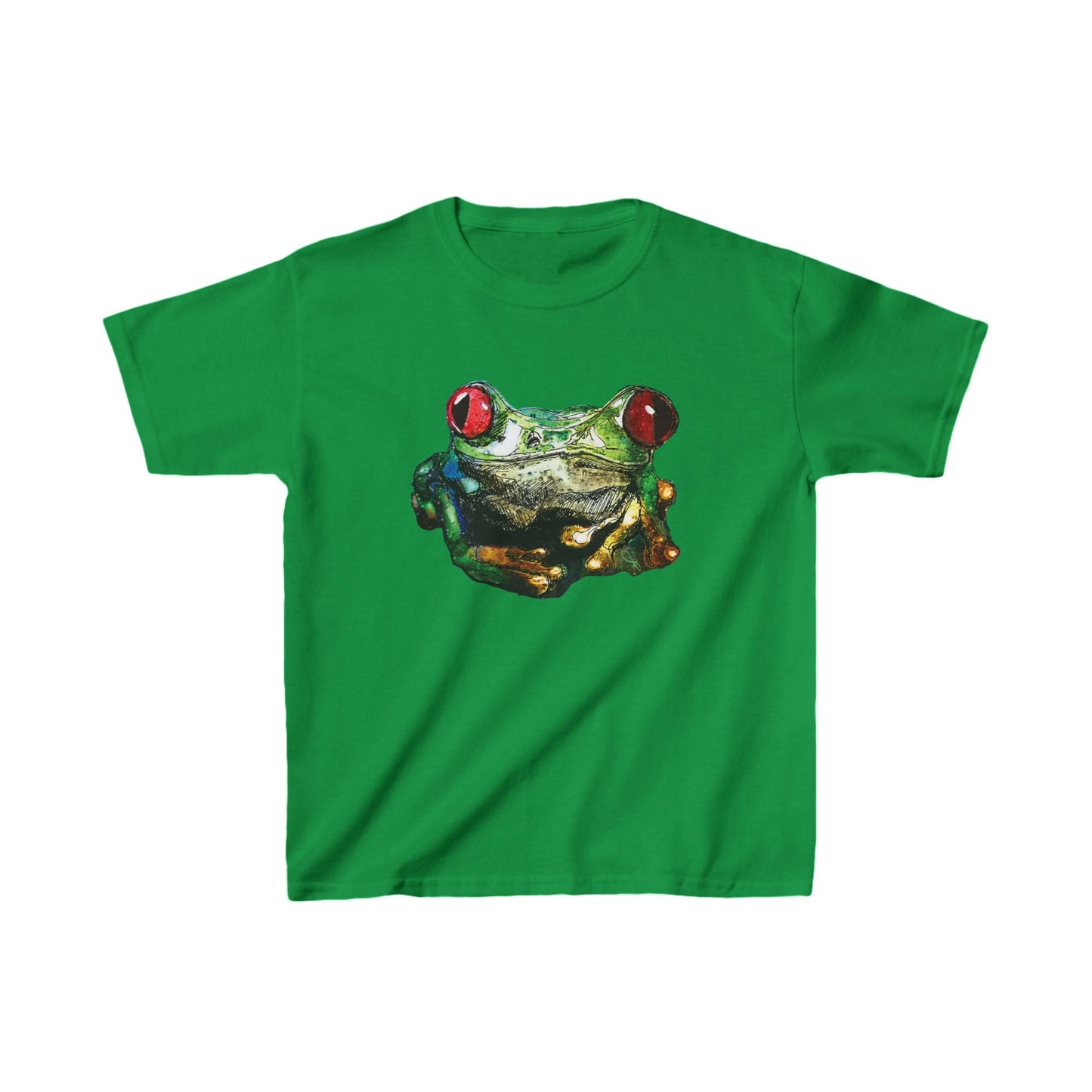 Tree Frog Art – Kids Heavy Cotton™ Tee