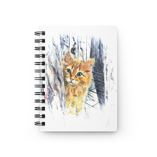 Kitten Painting - Spiral Bound Journal