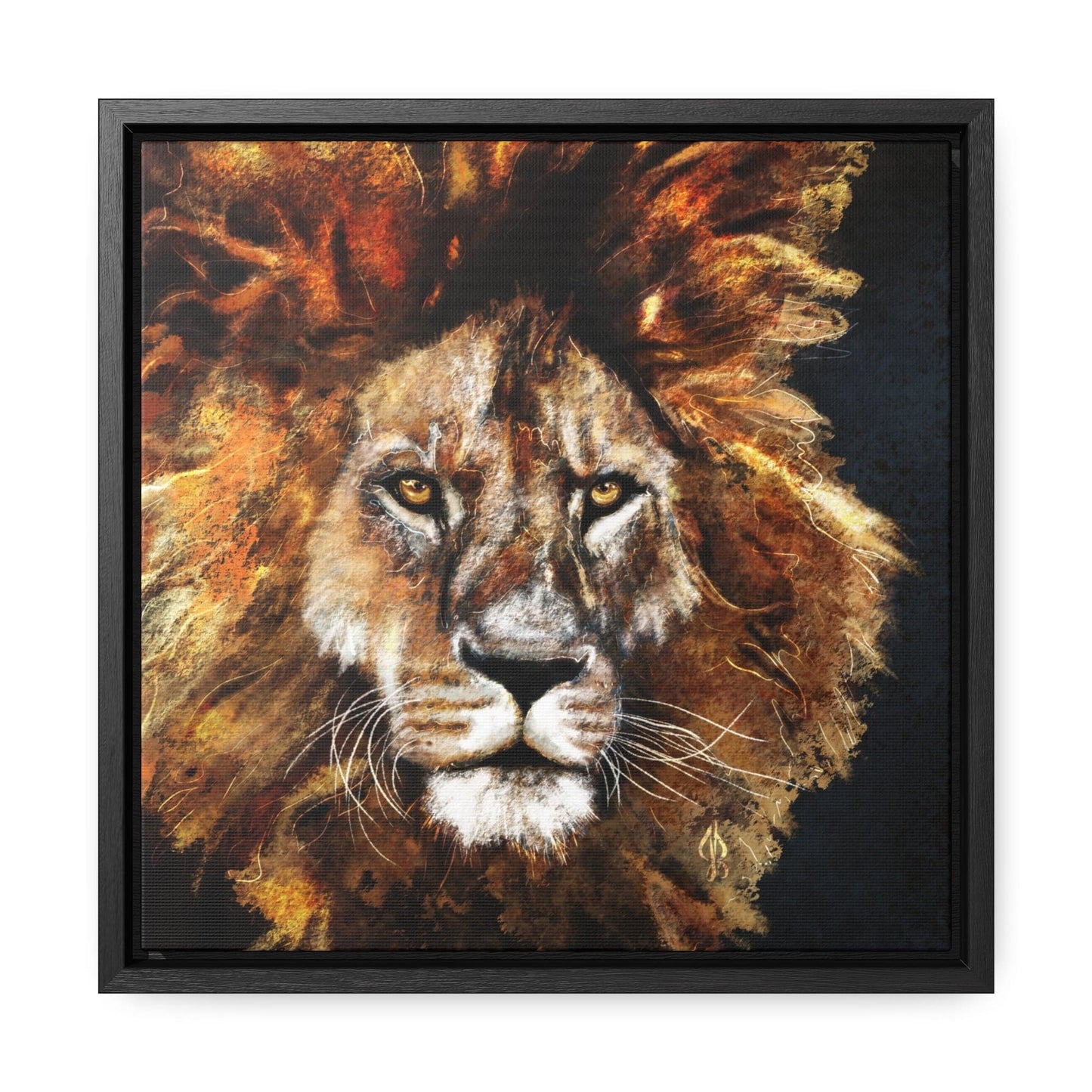 Lion Wall Art Canvas Print