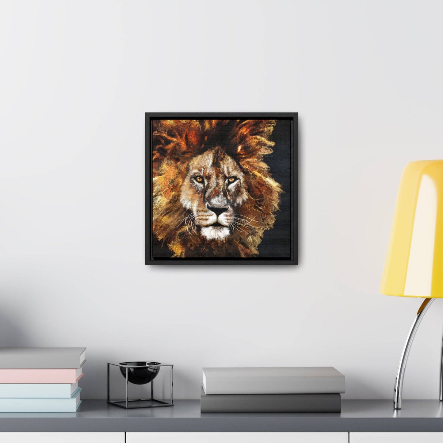 Lion Wall Art Canvas Print