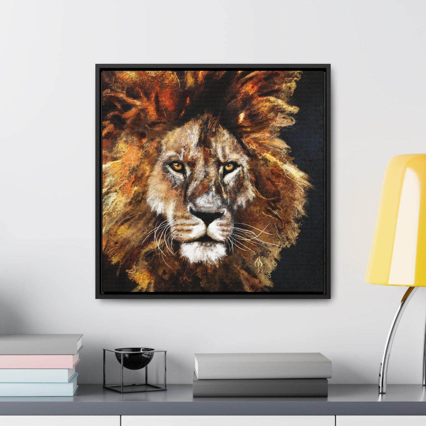 Lion Wall Art Canvas Print