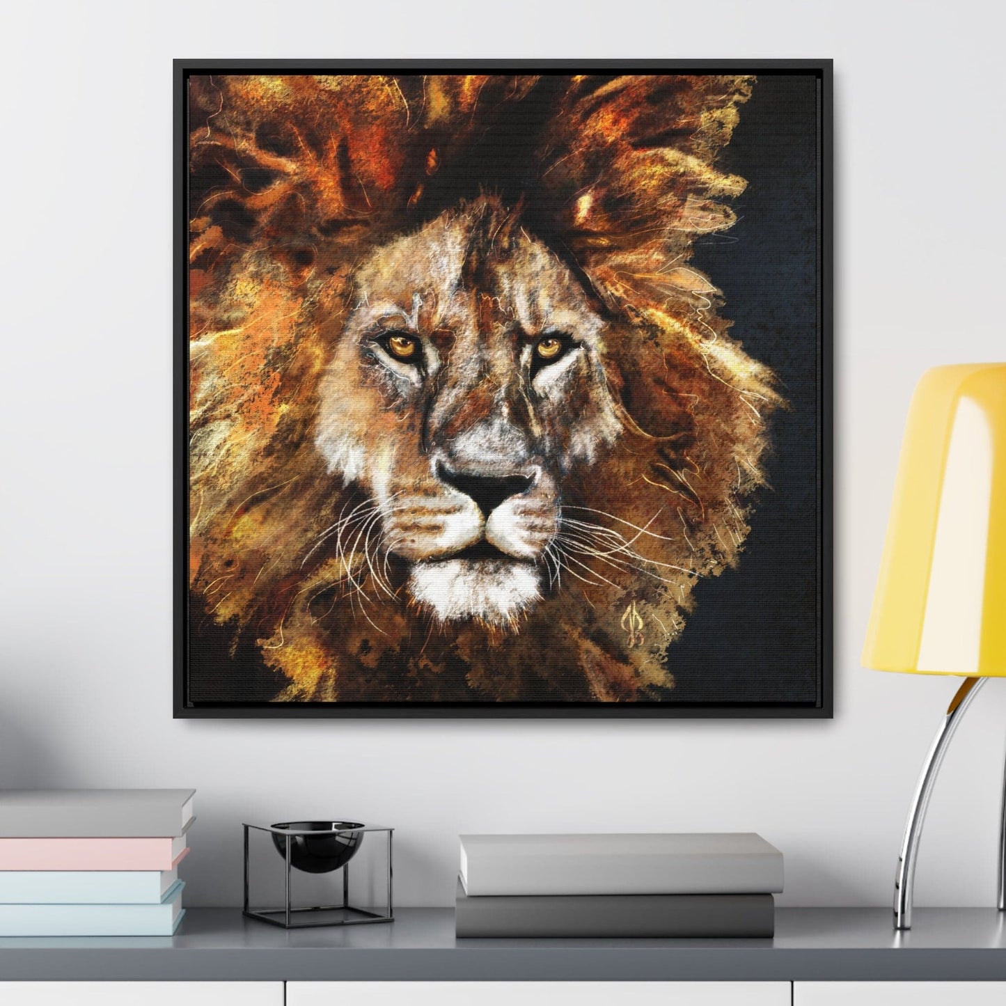 Lion Wall Art Canvas Print