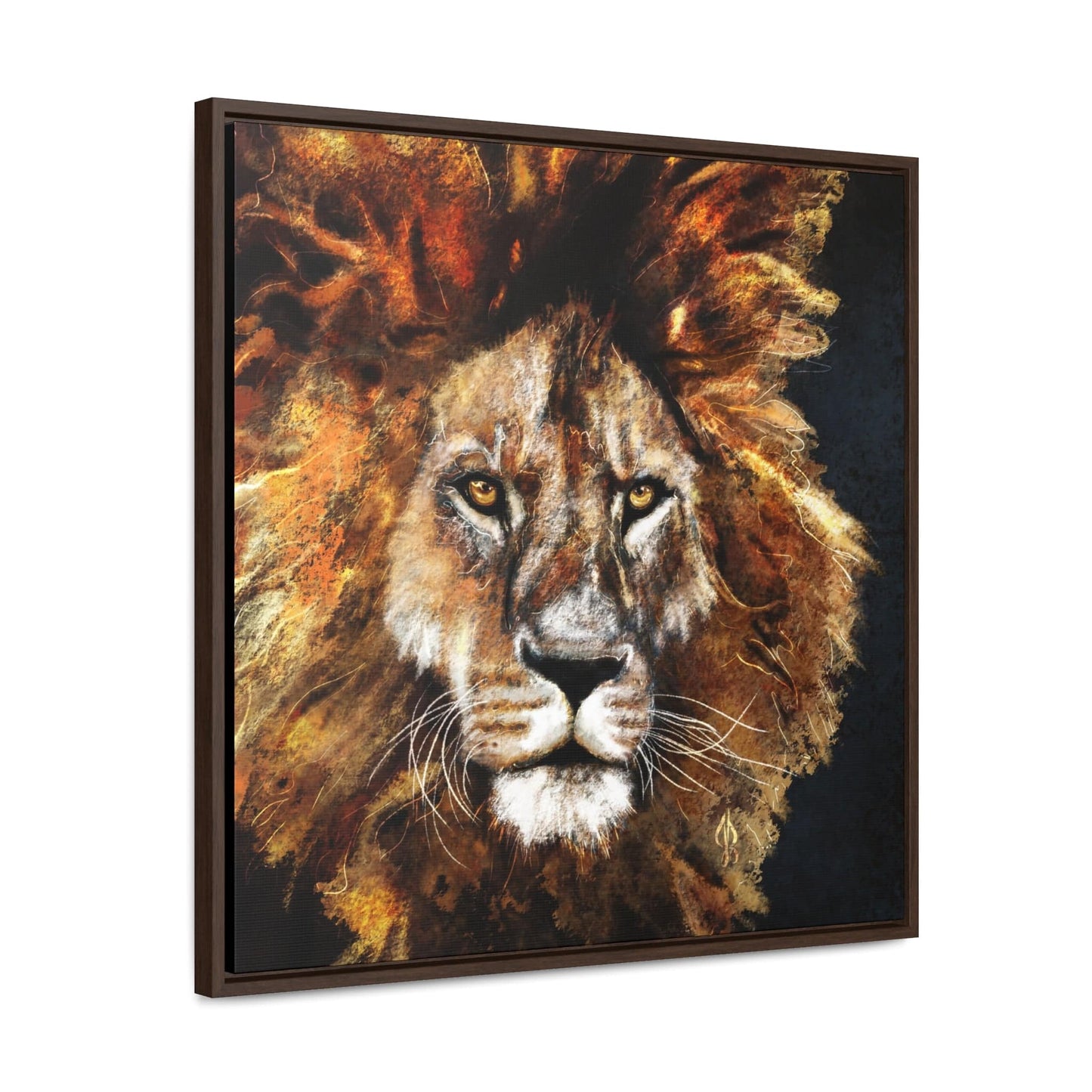 Lion Wall Art Canvas Print