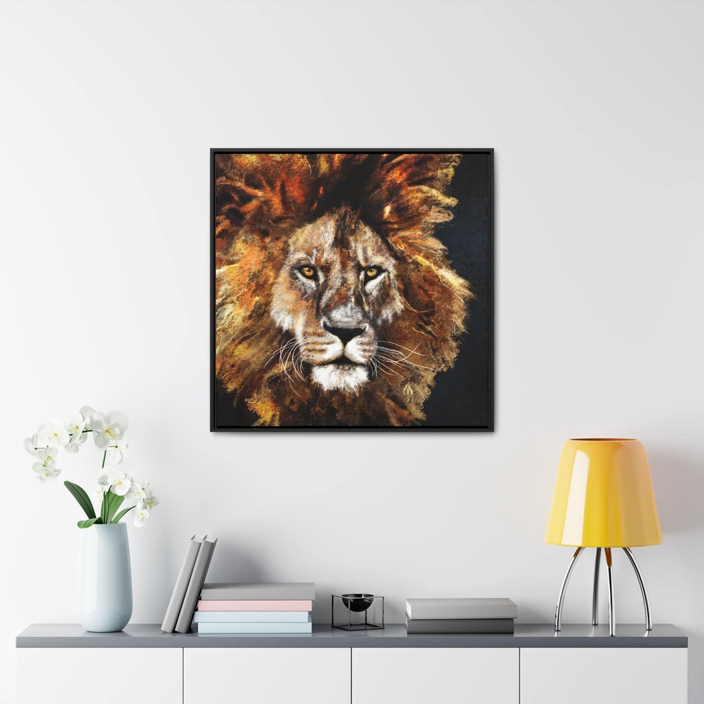 Lion Wall Art Canvas Print