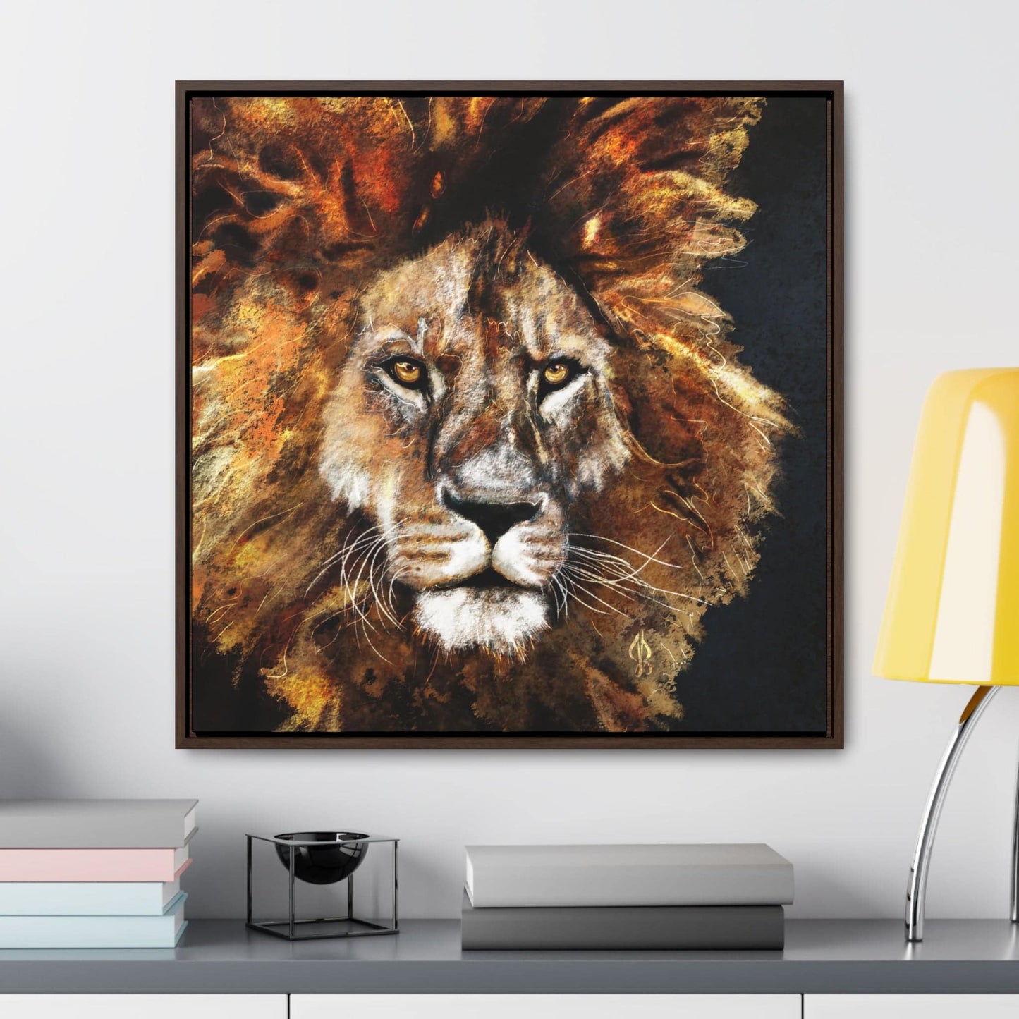 Lion Wall Art Canvas Print