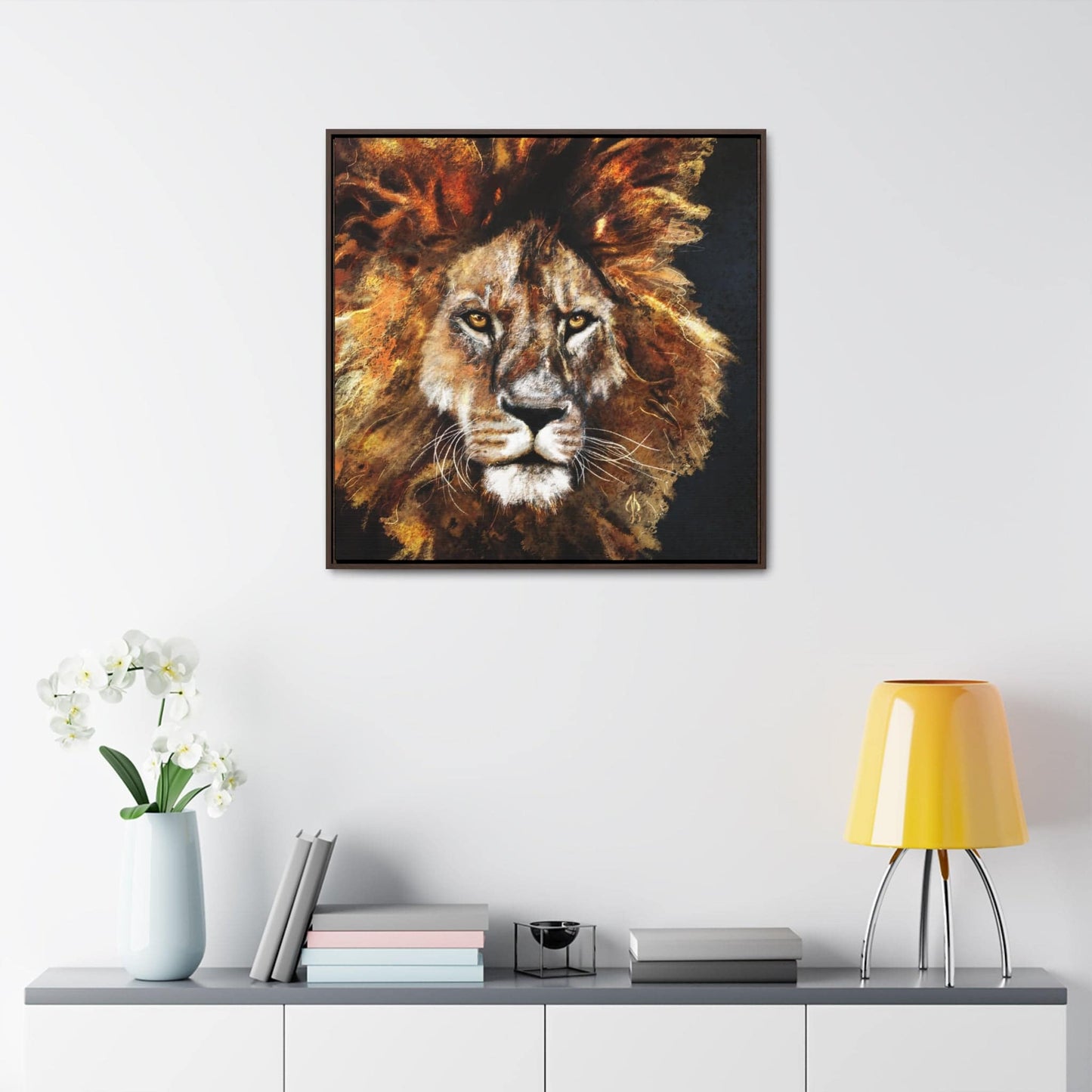 Lion Wall Art Canvas Print