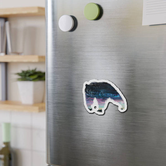 Canadian Grizzly Bear – Die-Cut Magnet