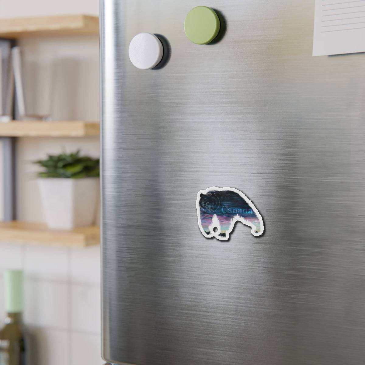 Canadian Grizzly Bear – Die-Cut Magnet