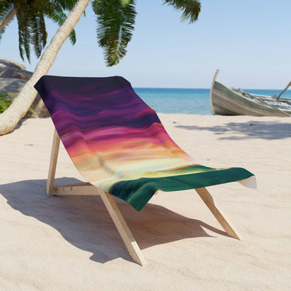 Purple Sunset - Beach Towel - Jacqueline Baumgardt Art