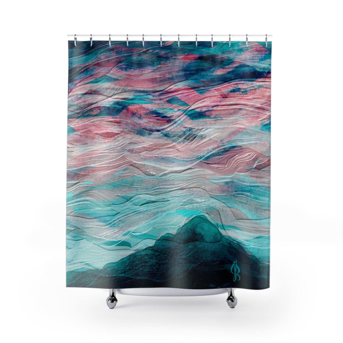 Mountain Sunset - Shower Curtain