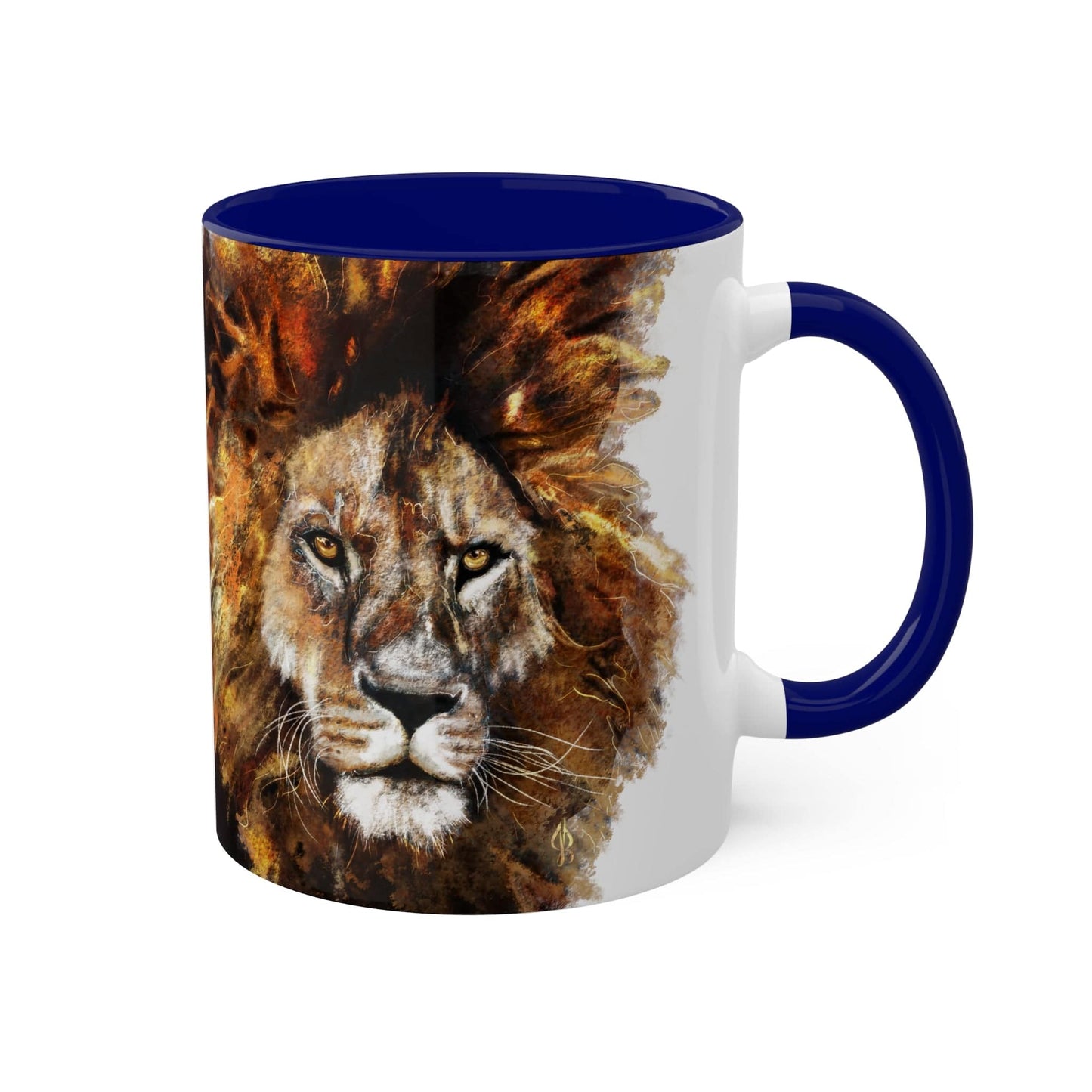 Lion Artwork - Coffee Mug, 11oz