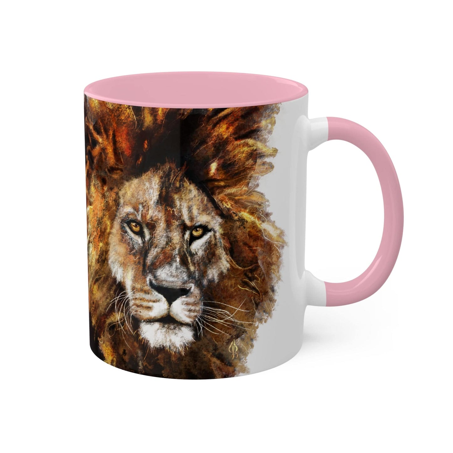 Lion Artwork - Coffee Mug, 11oz