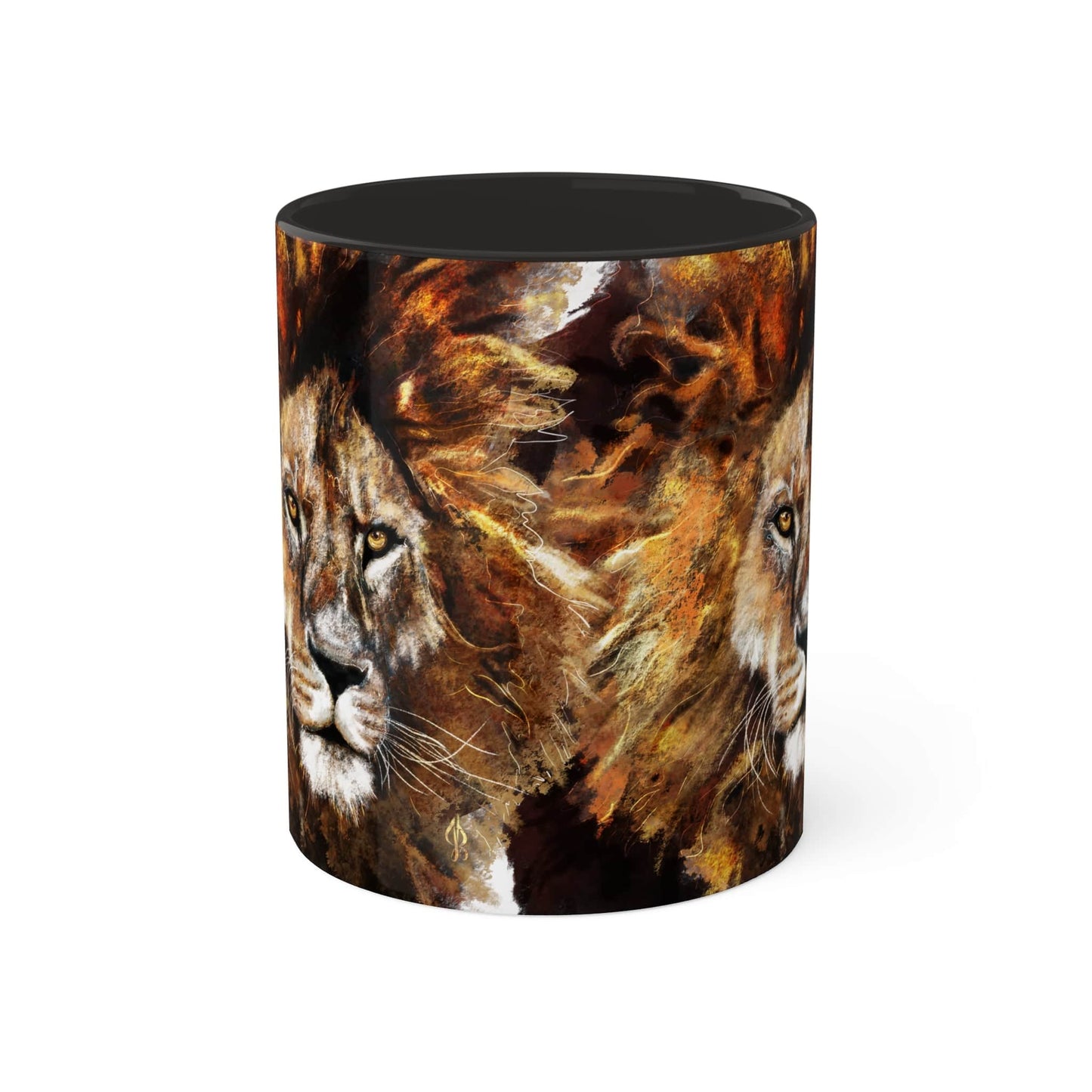 Lion Artwork - Coffee Mug, 11oz