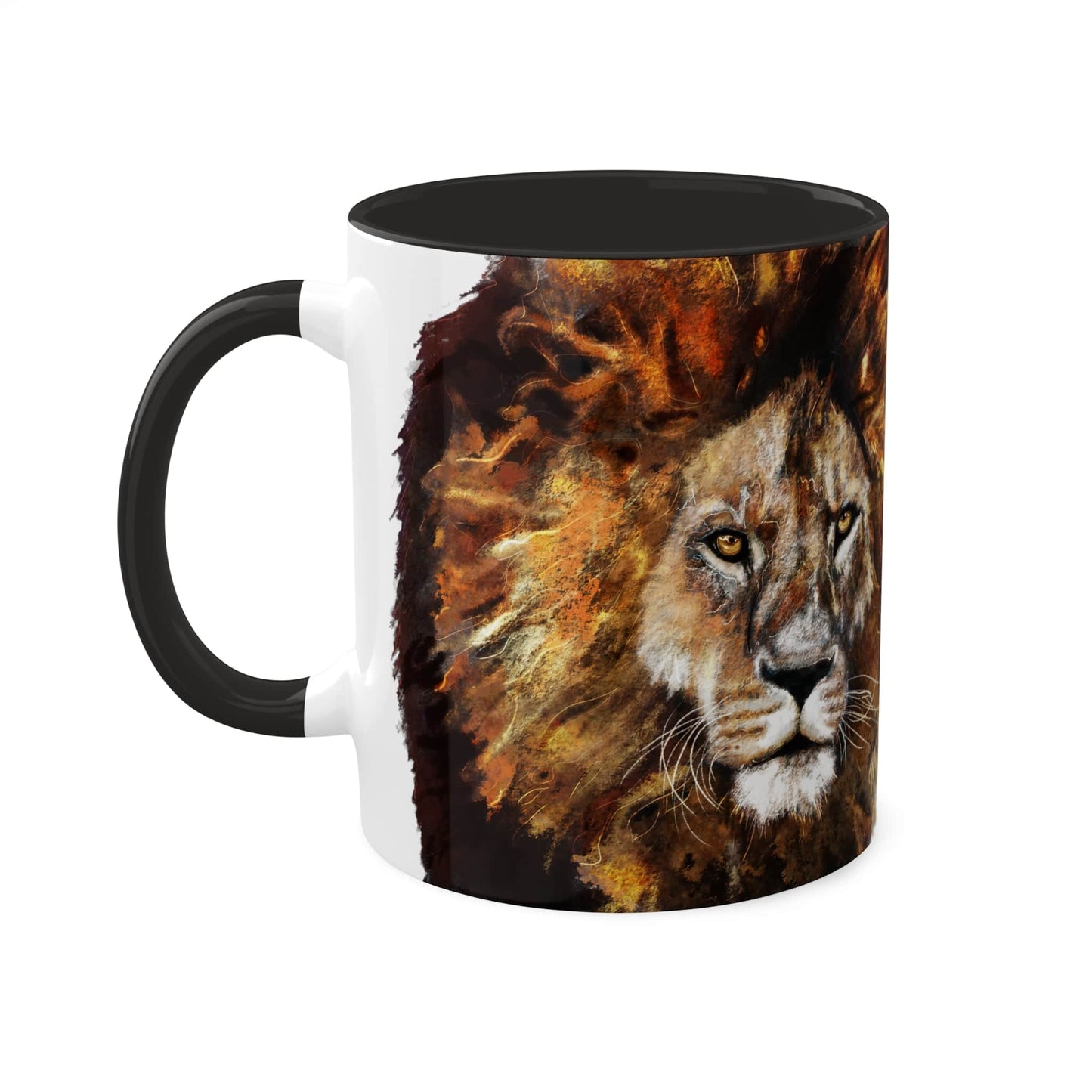 Lion Artwork - Coffee Mug, 11oz