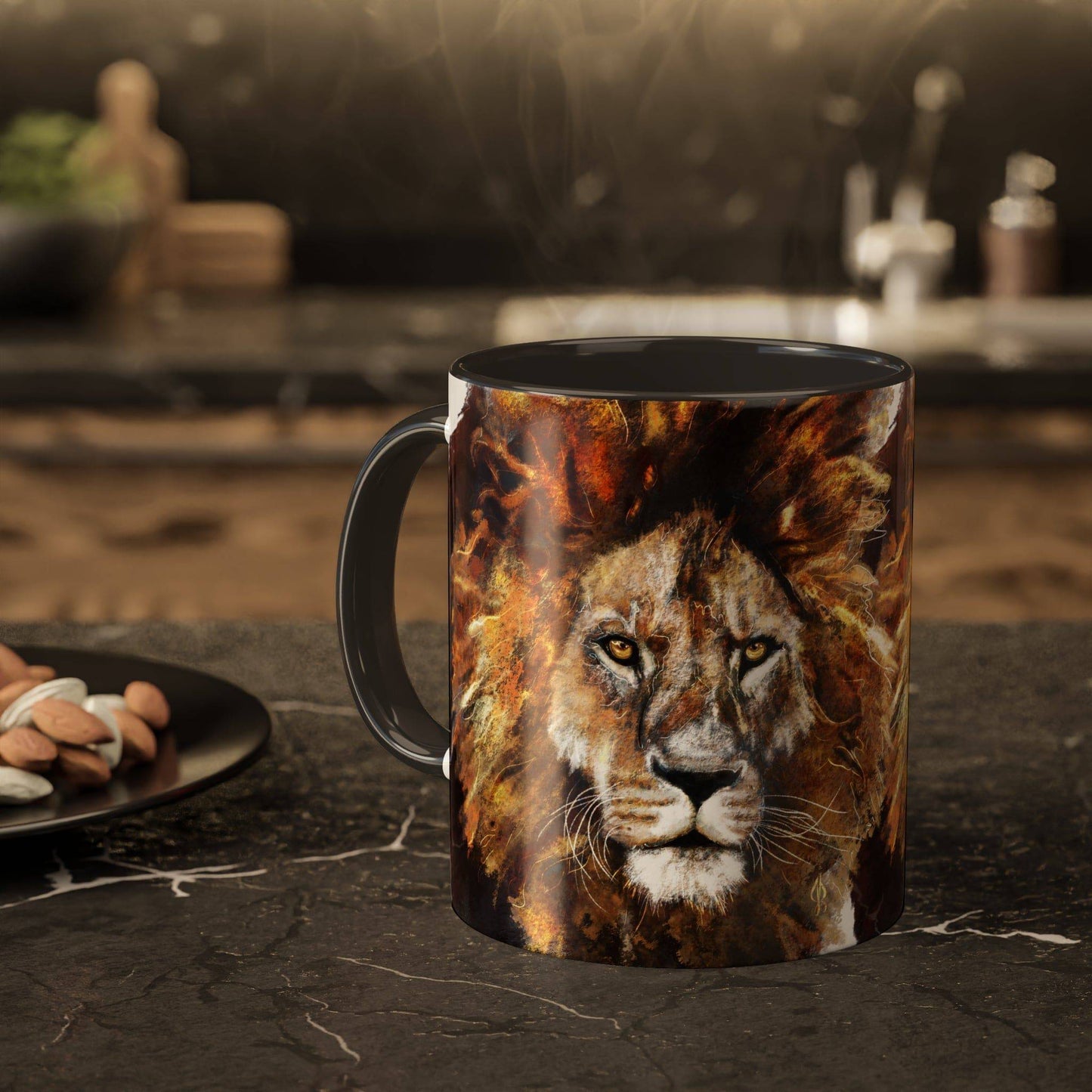 Lion Artwork - Coffee Mug, 11oz