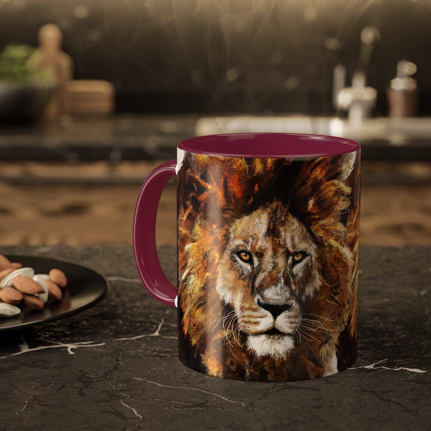 Lion Artwork - Coffee Mug, 11oz