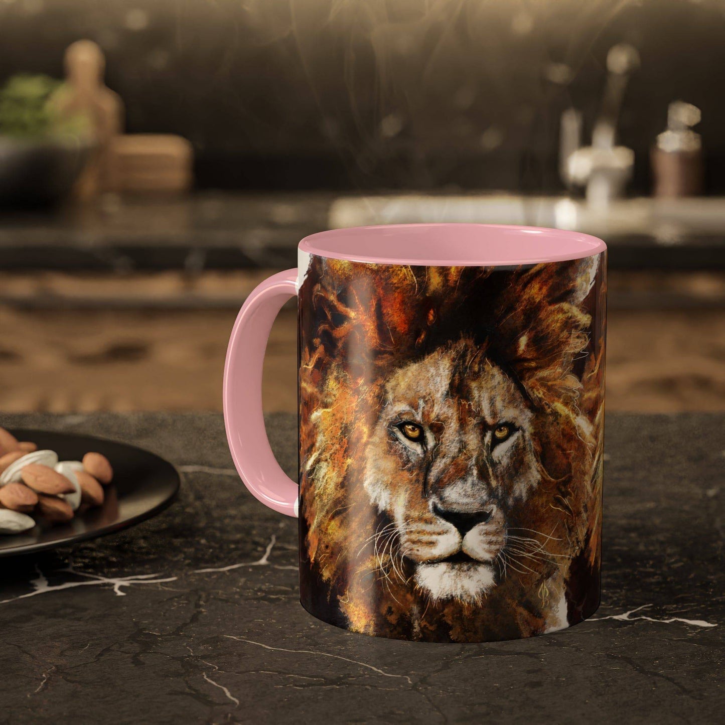 Lion Artwork - Coffee Mug, 11oz