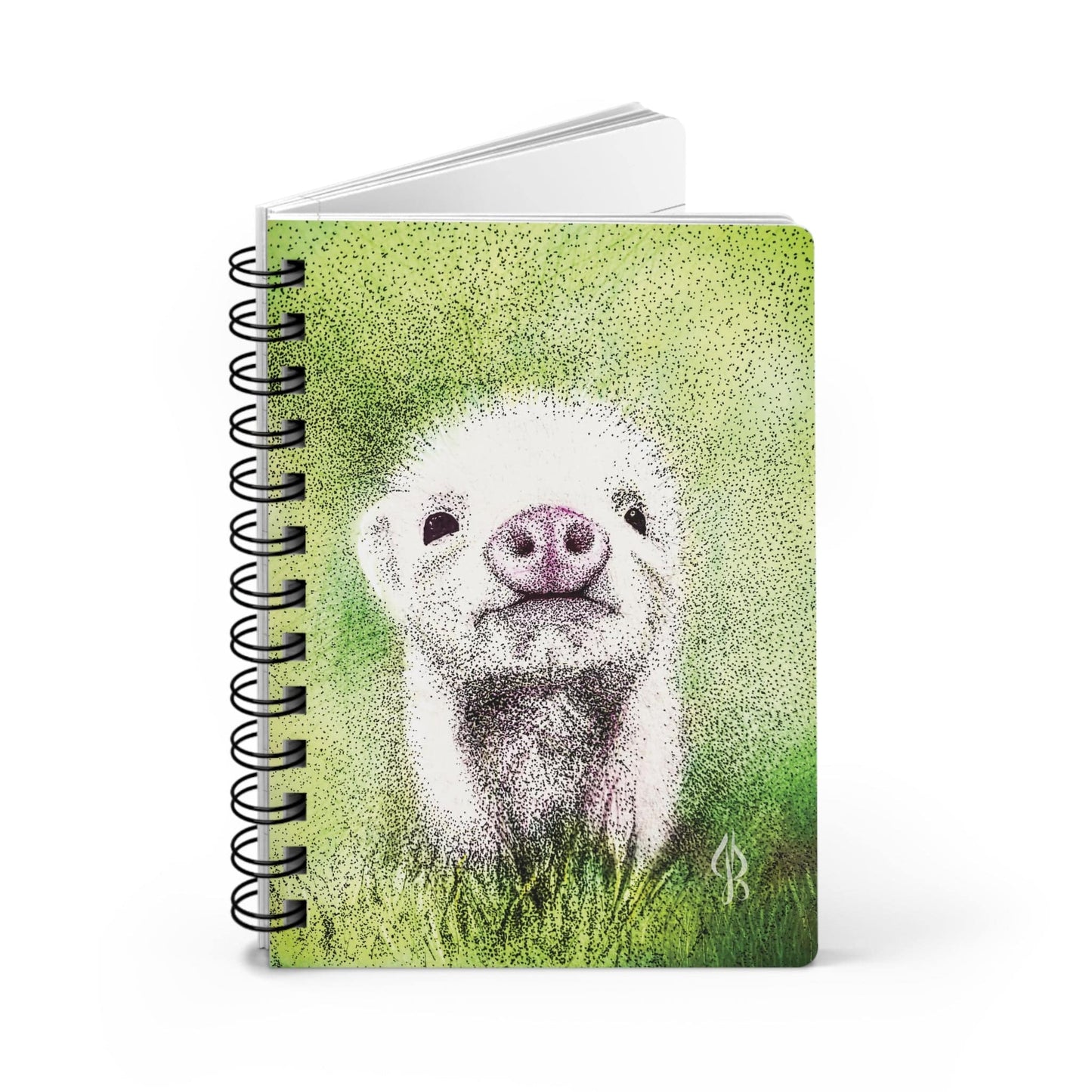 Pink Piglet - Spiral Bound Journal