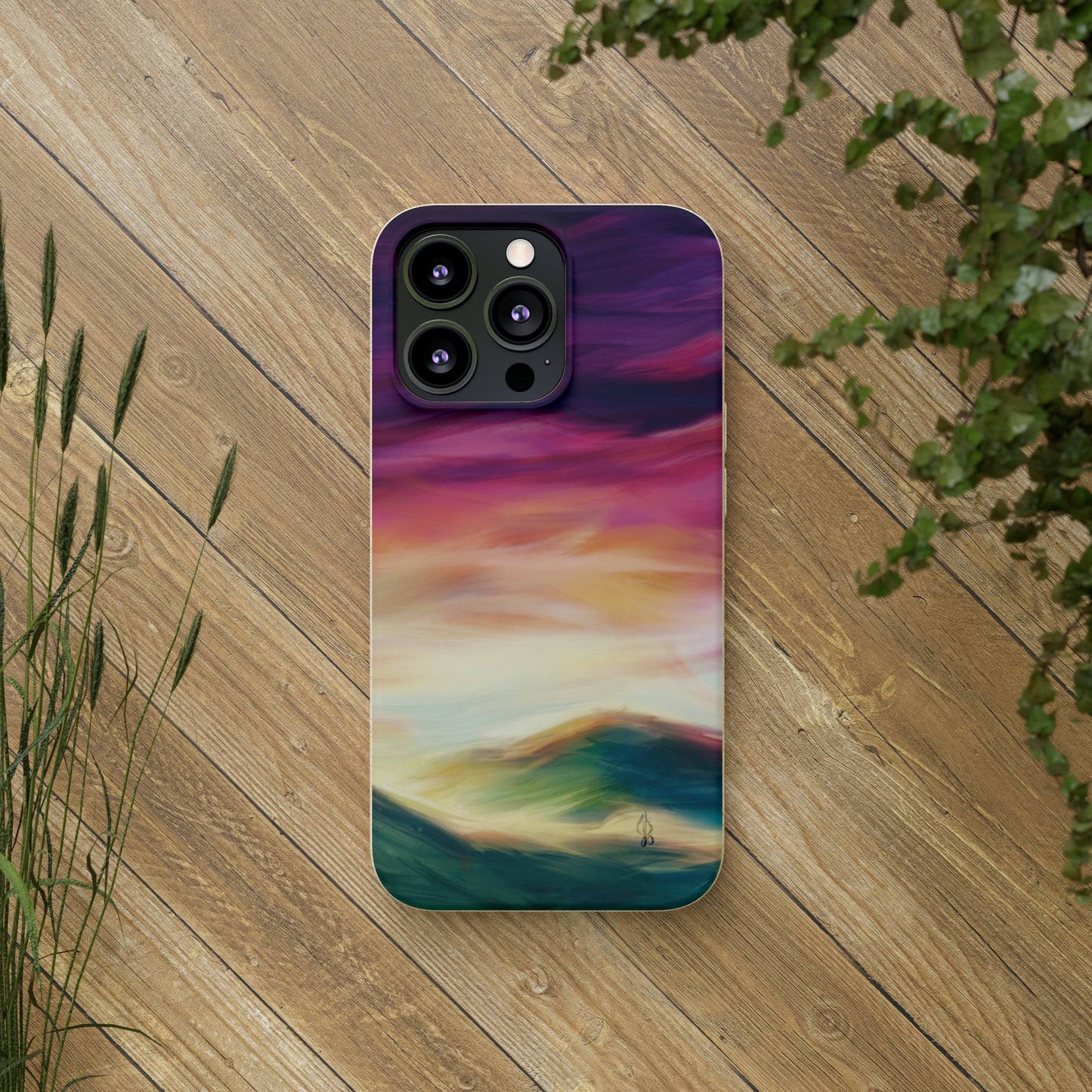 Foothills Chinook Sunset (Biodegradable iPhone Case)