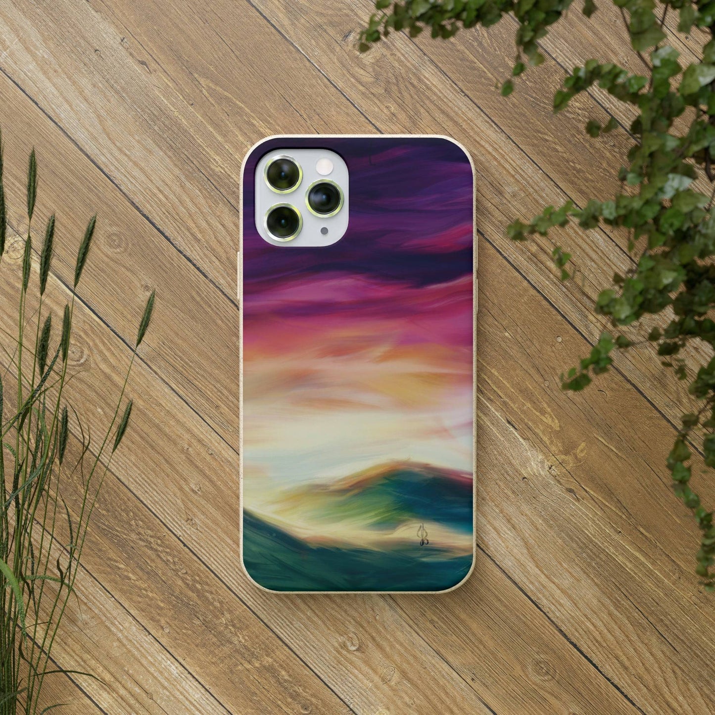 Foothills Chinook Sunset (Biodegradable iPhone Case)