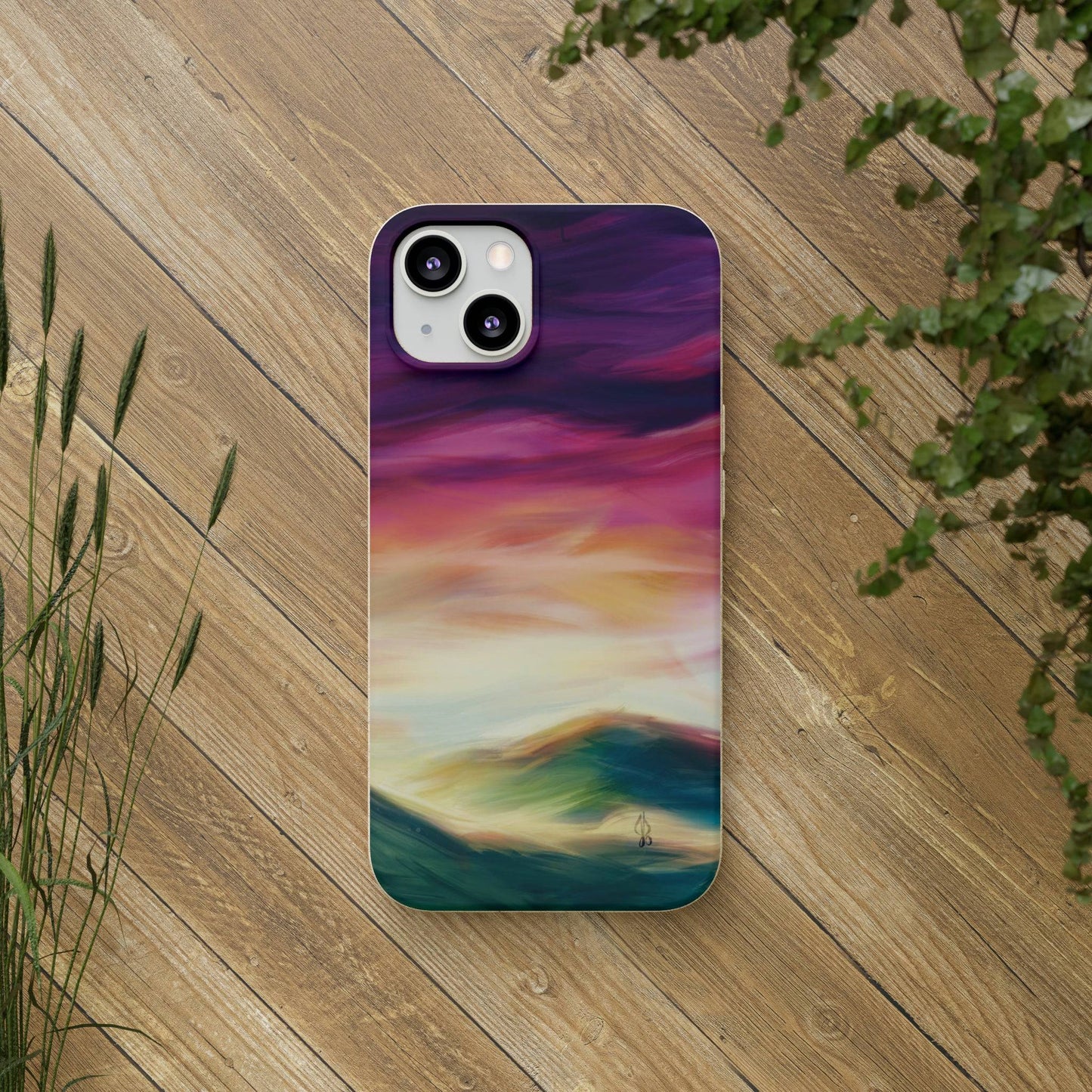 Foothills Chinook Sunset (Biodegradable iPhone Case)