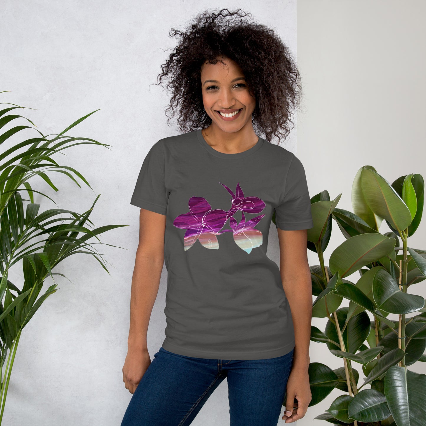 Unisex Floral Art T-Shirt